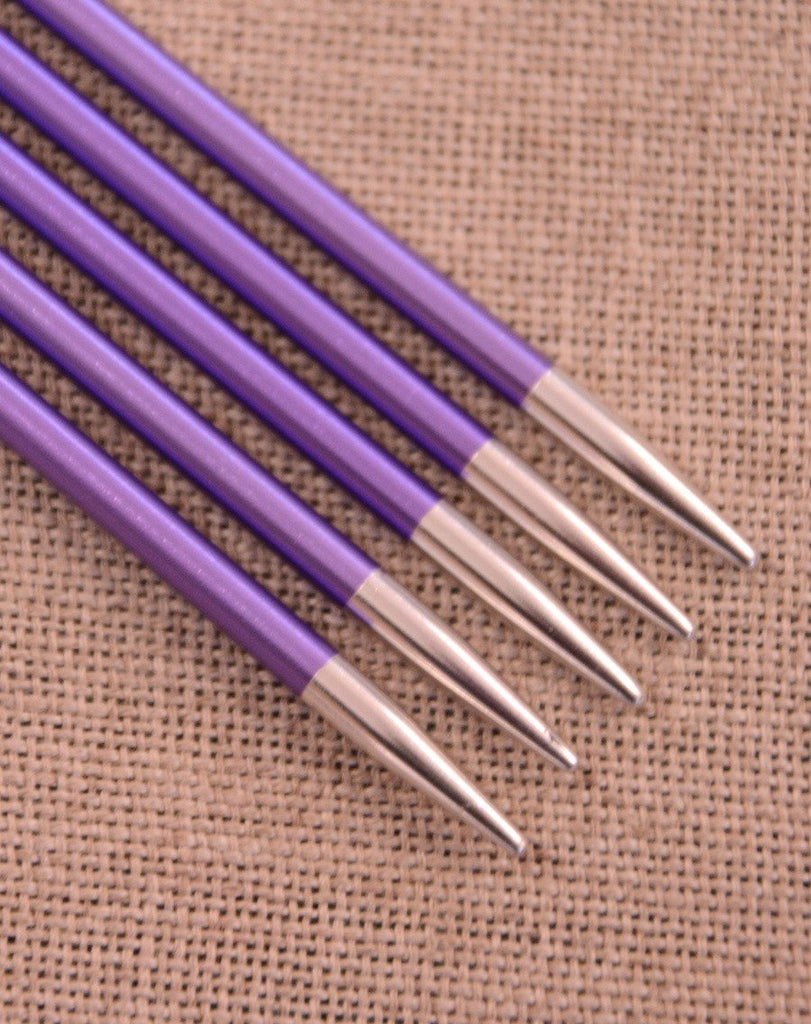 Knitpro Knitting Needles 3.75mm 20cm - Knitpro Zing Double Pointed Needles - set of five