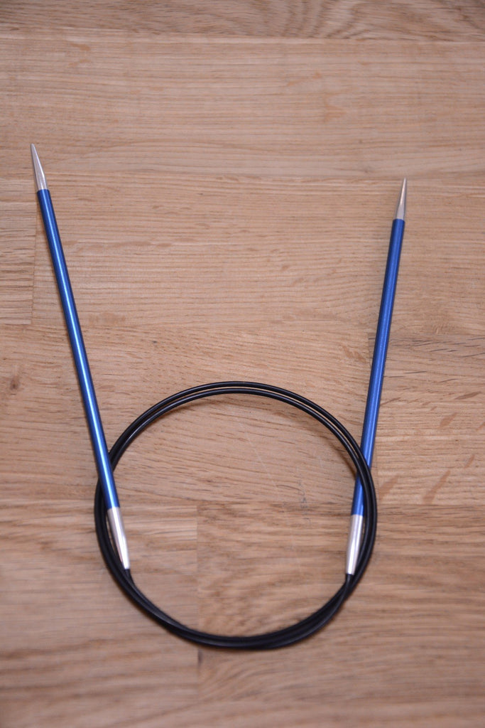 Knitpro Knitting Needles 4.00mm 100cm - Knitpro Zing Fixed Circular Needles