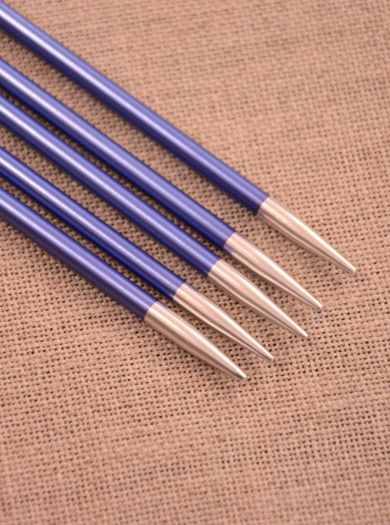 Knitpro Knitting Needles 4.50mm 20cm - Zing Double Pointed Needles - set of five