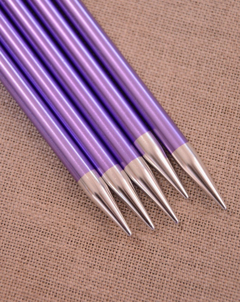 Knitpro Knitting Needles 7.00mm 20cm - Zing Double Pointed Needles - set of five