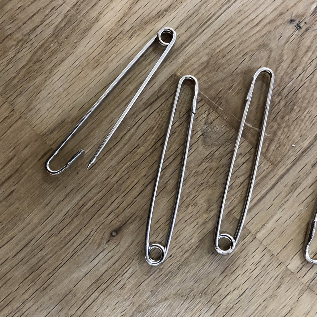Knitting Pins - 8cm - Silver - The Eternal Maker - UK Fabric Shop