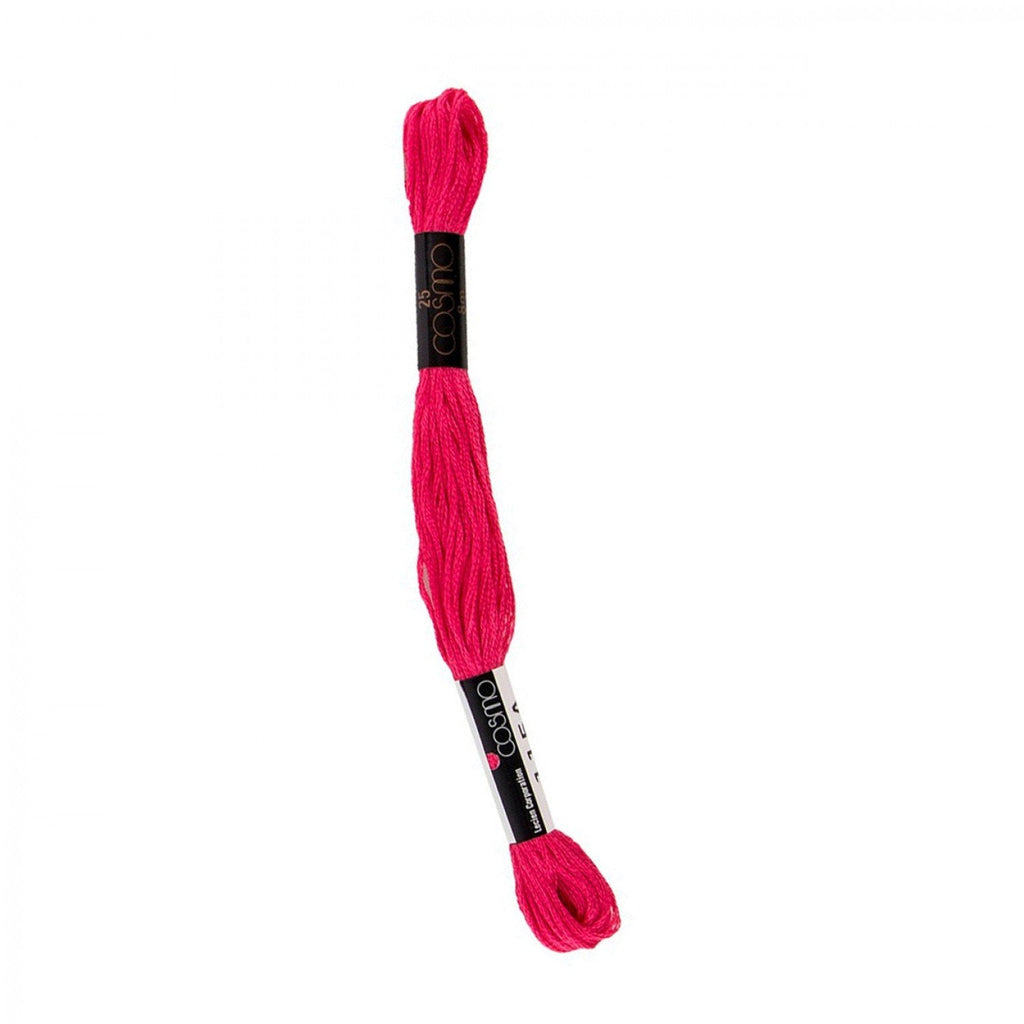 Lecien Cosmo Embroidery Thread 115A Cayenne Pink - The Eternal Maker - UK Fabric Shop