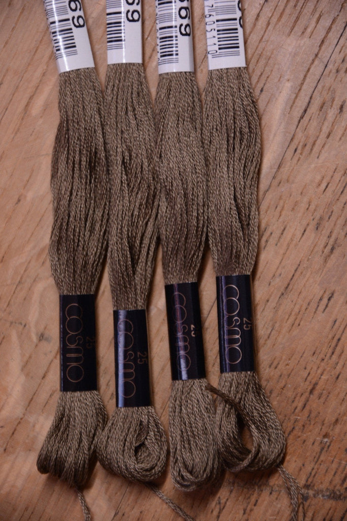 Lecien Cosmo Embroidery Thread 369 Beech - The Eternal Maker - UK Fabric Shop