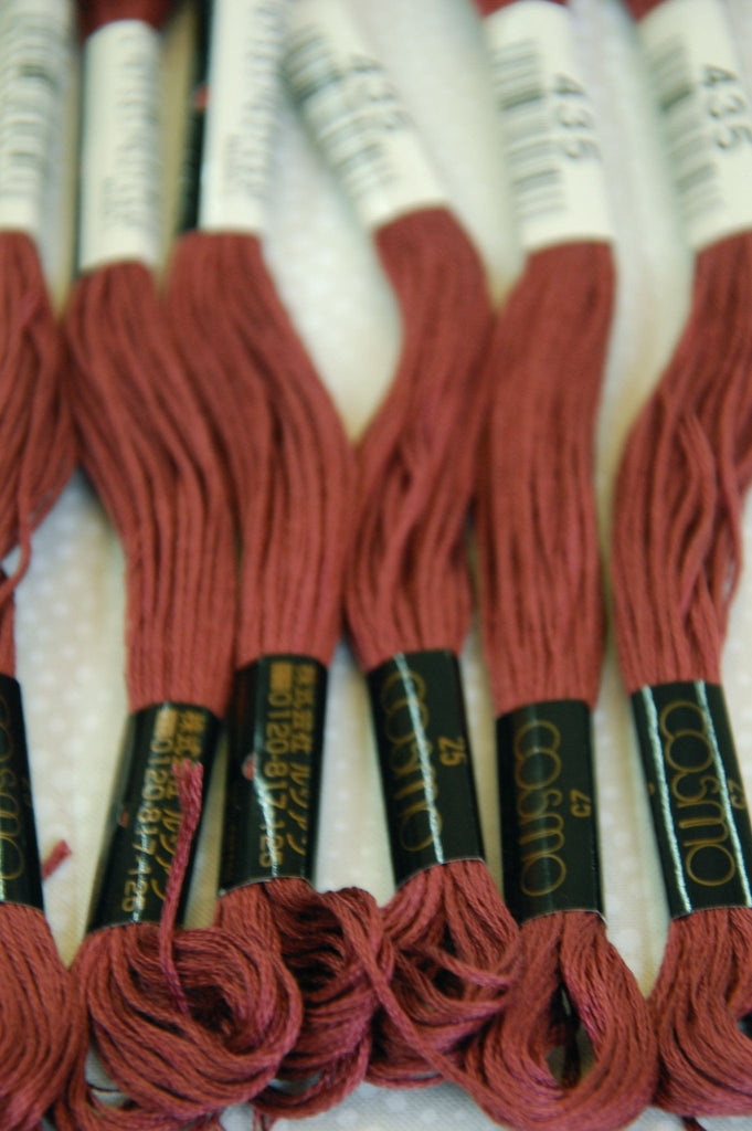 Lecien Cosmo Embroidery Thread 435 - The Eternal Maker - UK Fabric Shop