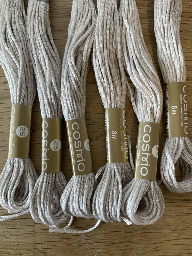 Lecien Cosmo Embroidery Thread 472 Aluminium - The Eternal Maker - UK Fabric Shop