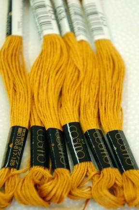 Lecien Cosmo Embroidery Thread 703 Gold - The Eternal Maker - UK Fabric Shop