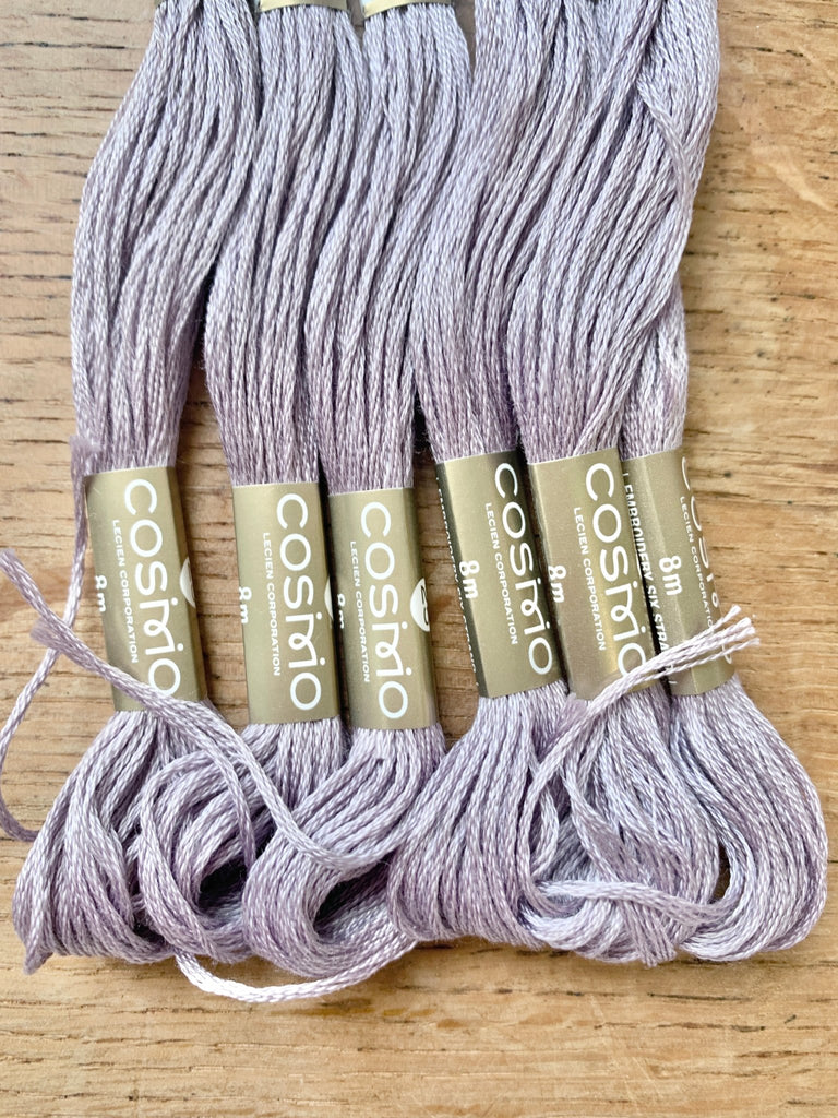 Lecien Cosmo Embroidery Thread 762 - Light Greyish Violet - The Eternal Maker - UK Fabric Shop