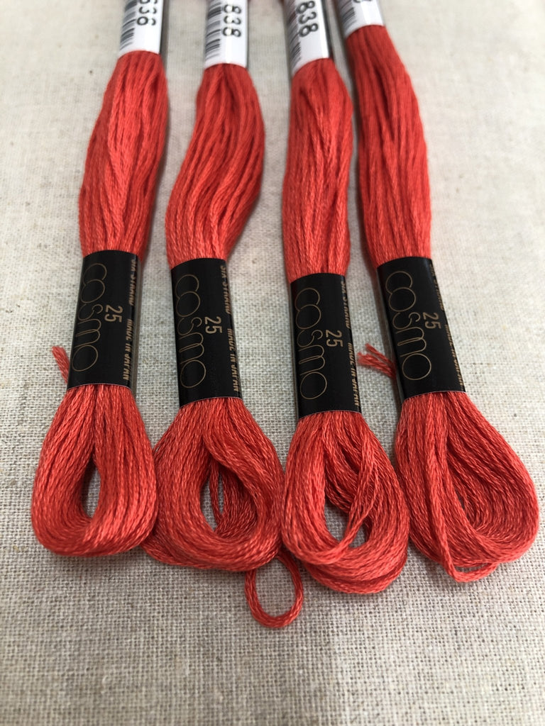 Lecien Cosmo Embroidery Thread 838 - The Eternal Maker - UK Fabric Shop