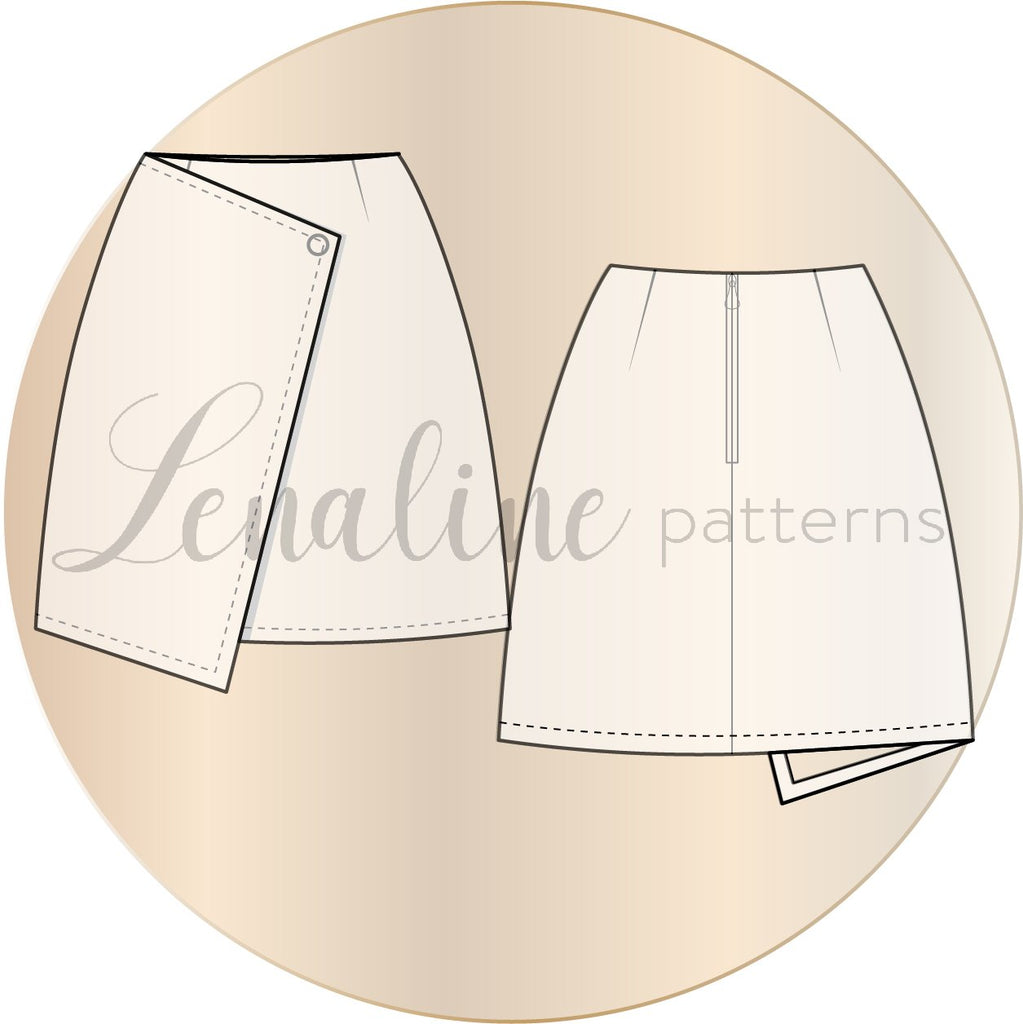 Lenaline Patterns Dress Patterns Antonina Skirt - Lenaline Patterns - Digital Sewing Patterns