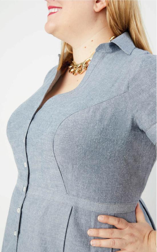 Lenox Shirtdress - Cashmerette Sewing Pattern - The Eternal Maker - UK Fabric Shop