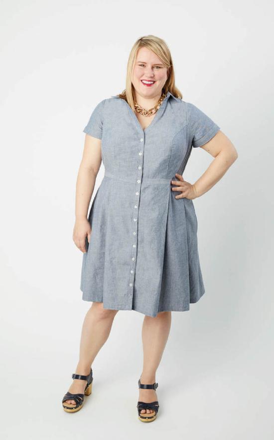 Lenox Shirtdress - Cashmerette Sewing Pattern - The Eternal Maker - UK Fabric Shop