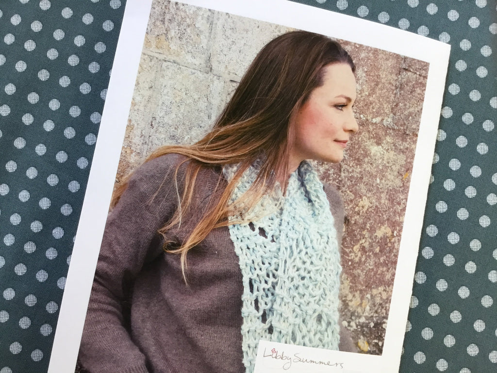 Libby Summers Knitting Patterns Andrea Scarf Knitting Pattern by Libby Summers