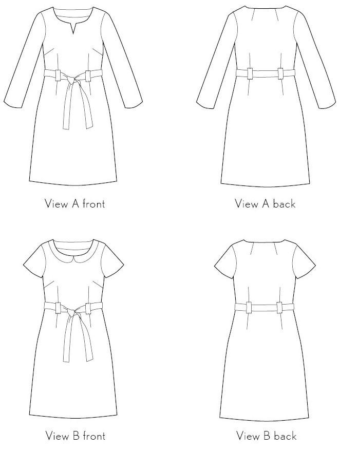 Liesl + Co Dress Patterns Bistro Dress - Liesl & Co Patterns - PDF Version
