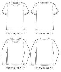 Liesl + Co Dress Patterns Mens Metro T-Shirt - Liesl & Co Patterns - PDF Version