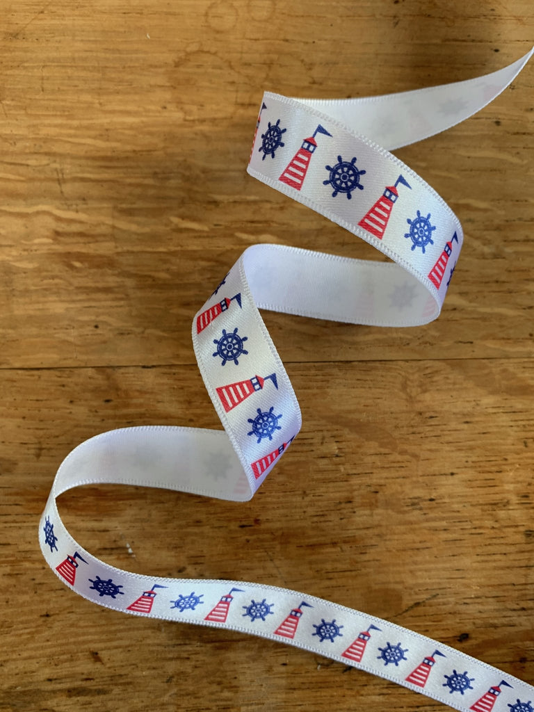 Lighthouse Ribbon x 1m - The Eternal Maker - UK Fabric Shop