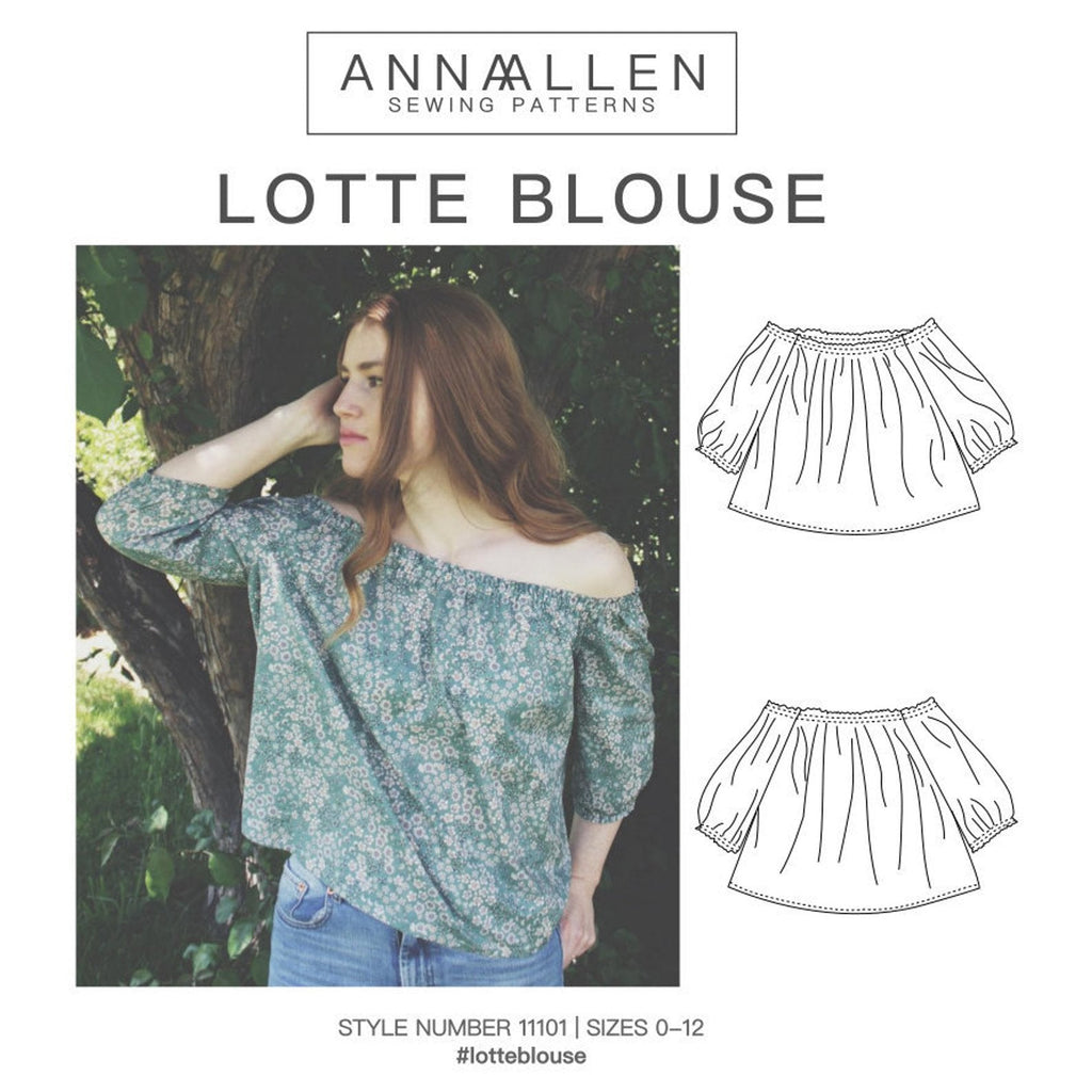 Lotte Blouse - Anna Allen Clothing - Digital Download Pattern - The Eternal Maker - UK Fabric Shop