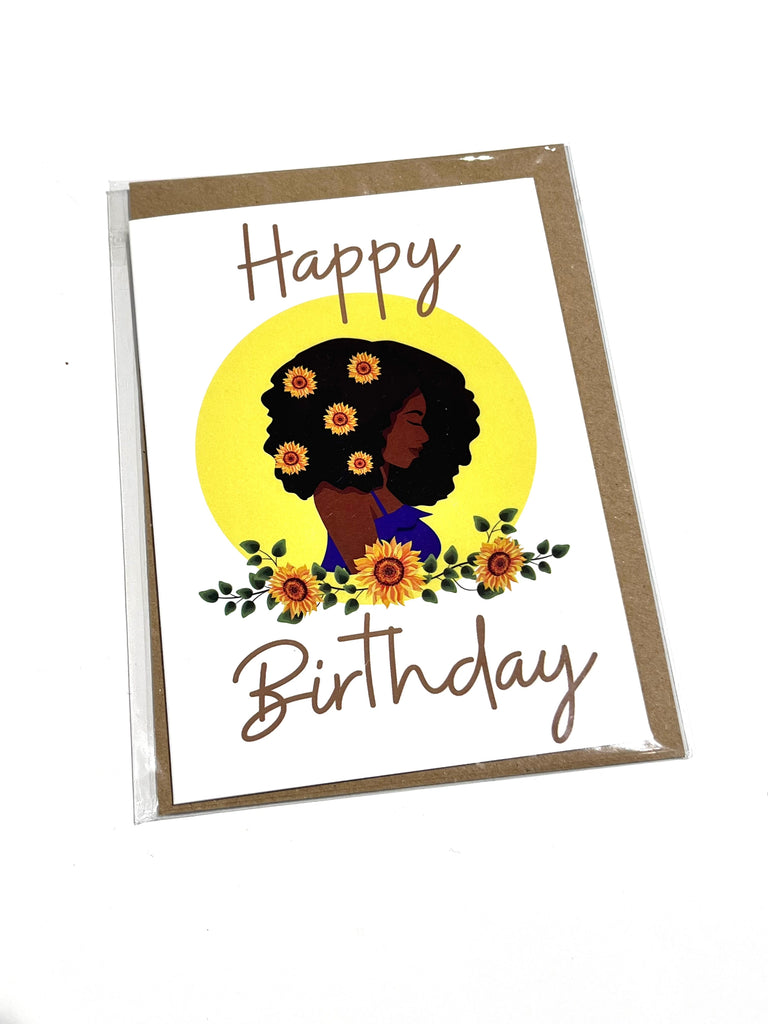 Lulu and Raye Cards Floral Happy Birthday - Greetings Card