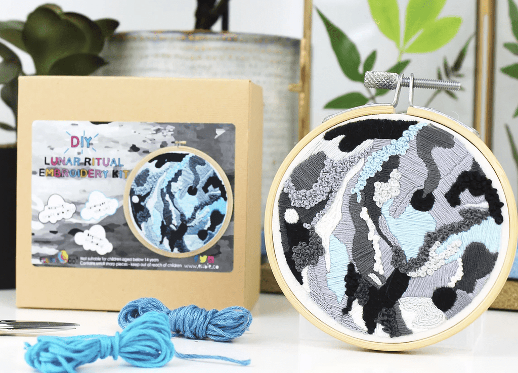 Lunar Ritual Mini Embroidery Kit - Ellbie Co - The Eternal Maker - UK Fabric Shop