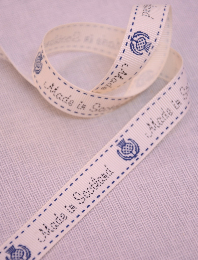 Made in Scotland Ribbon - 16mm - The Eternal Maker - UK Fabric Shop