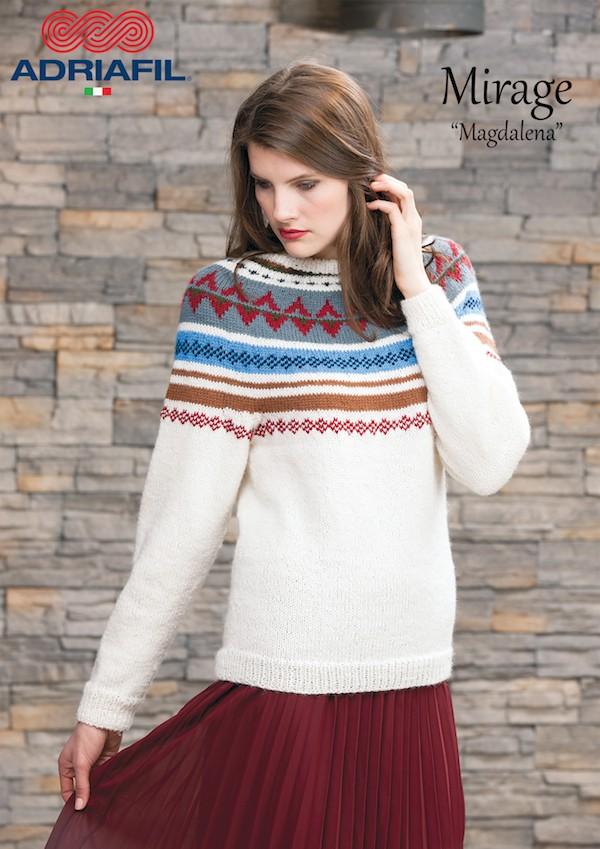 Magdalena Pullover - Adriafil - The Eternal Maker - UK Fabric Shop