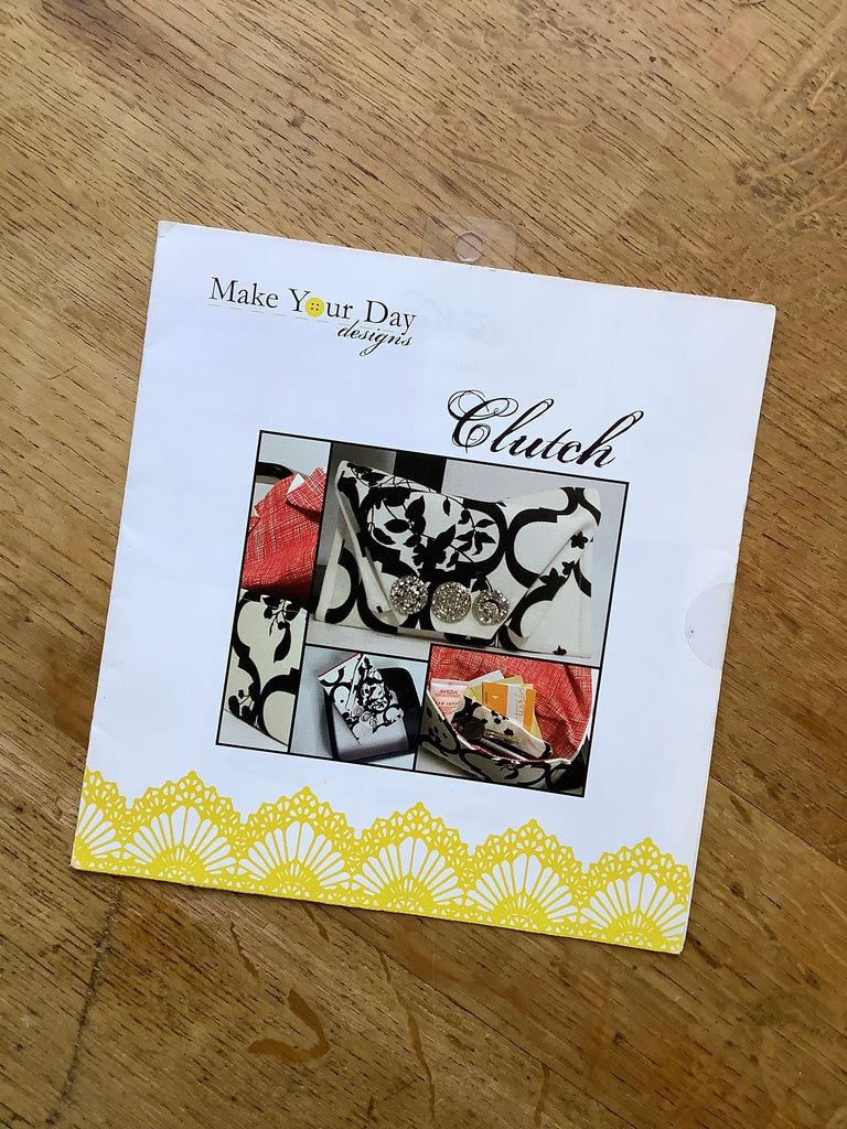 Make Your Day Designs Accessory Patterns Clutch Bag Pattern - Make Your Day Designs