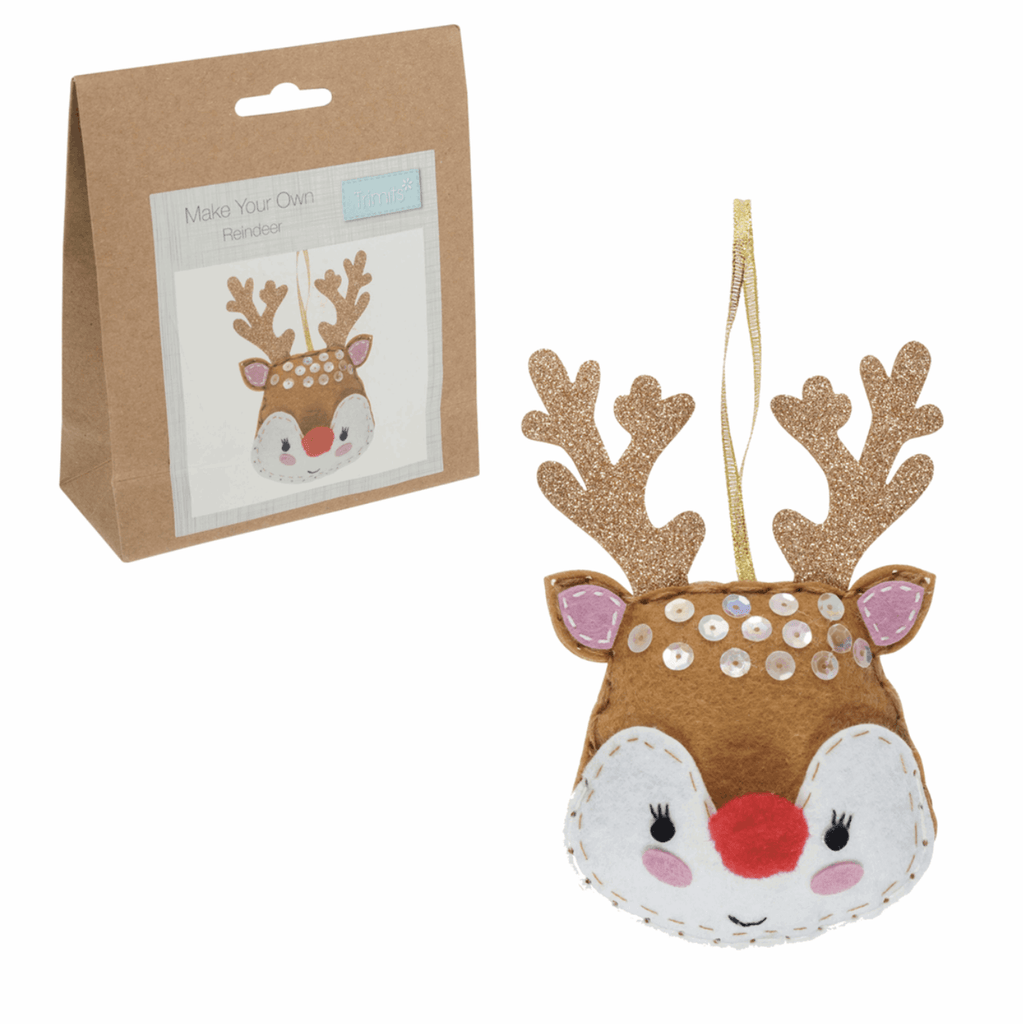 Make Your Own Felt Reindeer Decoration - The Eternal Maker - UK Fabric Shop