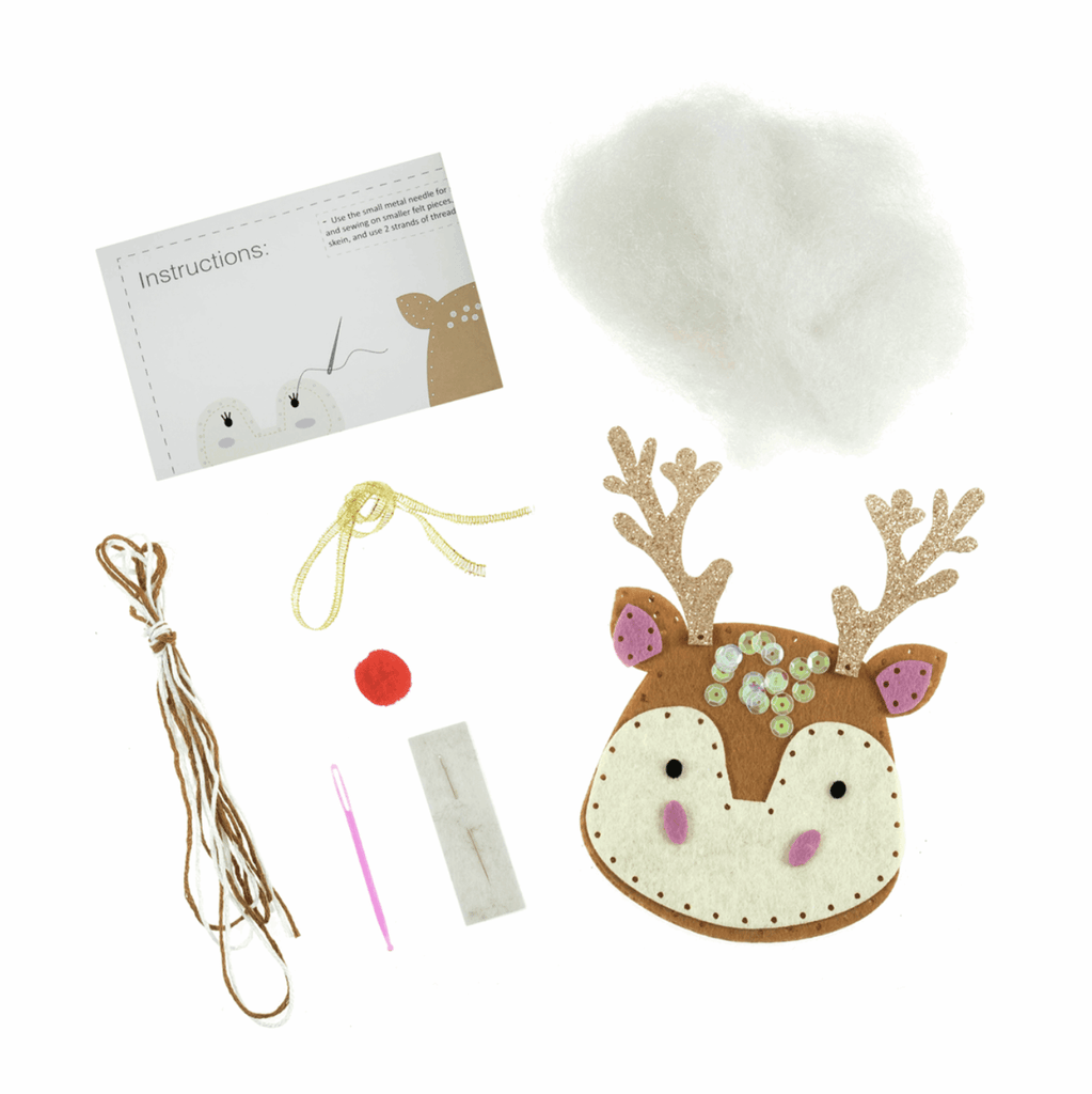 Make Your Own Felt Reindeer Decoration - The Eternal Maker - UK Fabric Shop