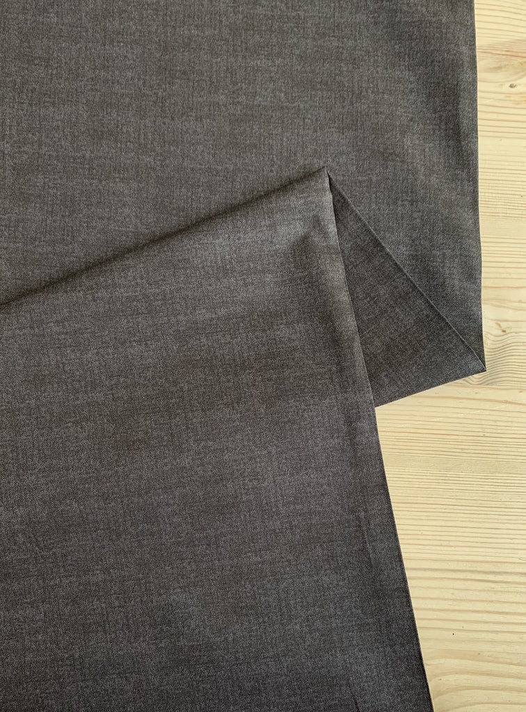 Makower Fabric Charcoal - Linen Texture - Makower