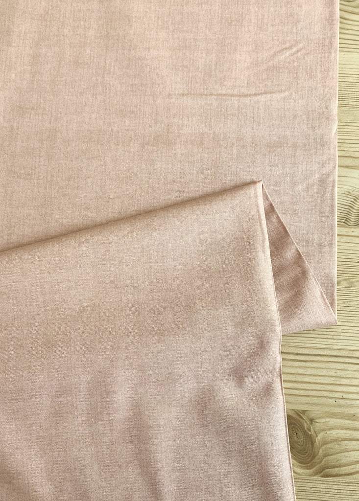 Makower Fabric Pale Pink - Linen Texture - Makower
