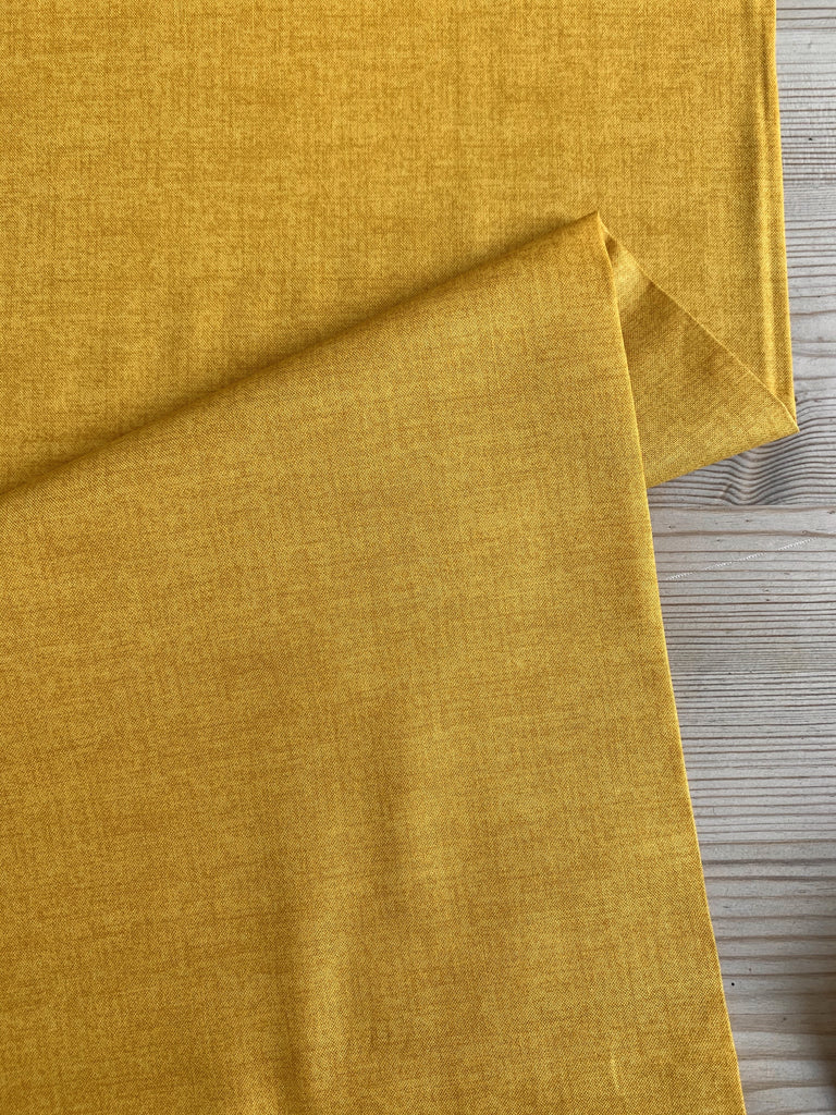 Makower Fabric Sunflower - Linen Texture - Makower