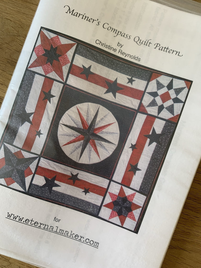 Mariners Compass Quilt Pattern - Christine Reynolds - The Eternal Maker - UK Fabric Shop