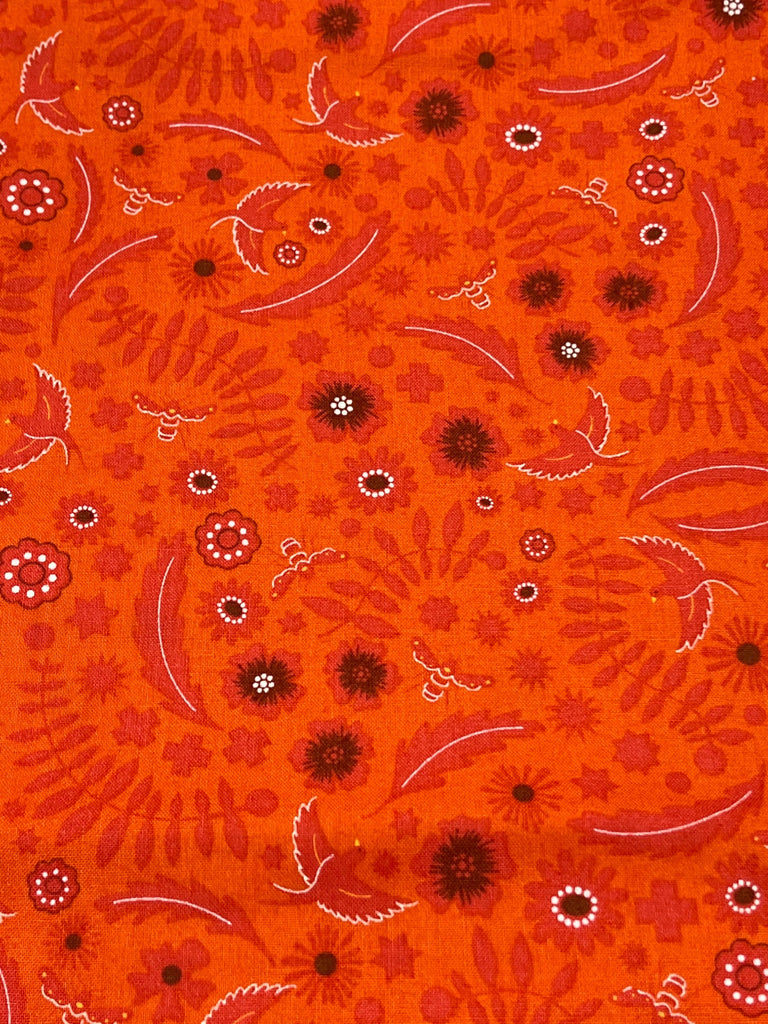 Meadow in Flame - Sunprint by Alison Glass - Andover Fabrics - pre cut fat quarter - The Eternal Maker - UK Fabric Shop