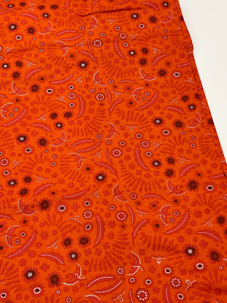 Meadow in Flame - Sunprint by Alison Glass - Andover Fabrics - pre cut fat quarter - The Eternal Maker - UK Fabric Shop