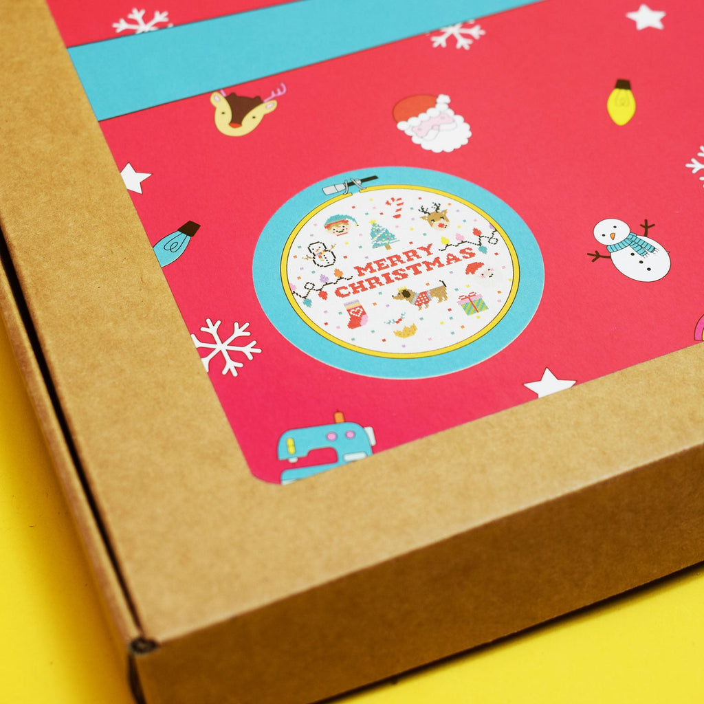 Merry Stitchmas - Large Cross Stitch Kit - Make Arcade - The Eternal Maker - UK Fabric Shop