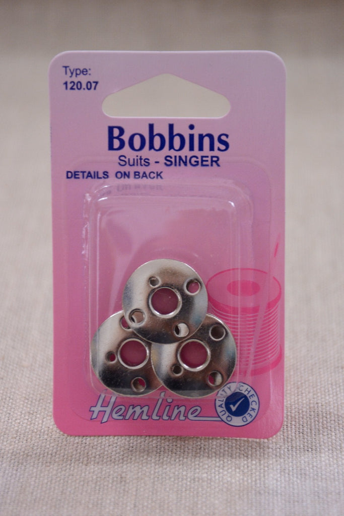 Metal Bobbins - Suits - Singer - The Eternal Maker - UK Fabric Shop