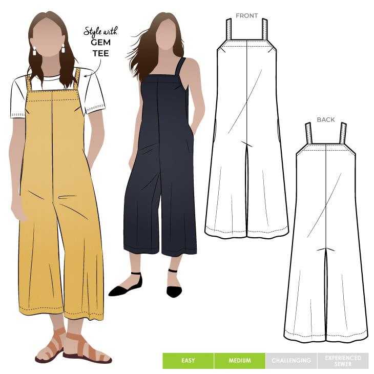Mildred Jumpsuit - Style Arc - Paper Sewing Pattern - The Eternal Maker - UK Fabric Shop