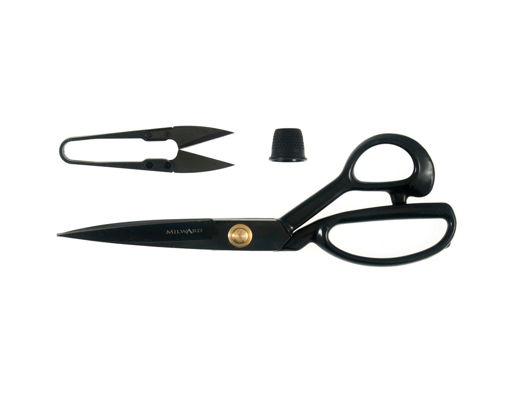 Milward Scissors & Cutters Scissor Gift Set - Black Tailor Shears