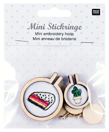 Mini Embroidery Hoops - 2 pack - The Eternal Maker - UK Fabric Shop