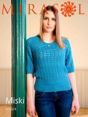 Mirasol Knitting Patterns Mirasol M5024 Lace Pattern Pullover