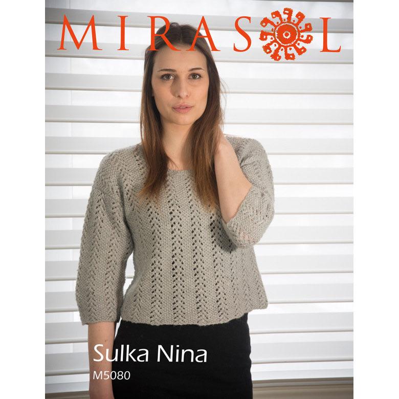 Mirasol M5080 Lace and Seed Stitch Jumper Pattern - The Eternal Maker - UK Fabric Shop
