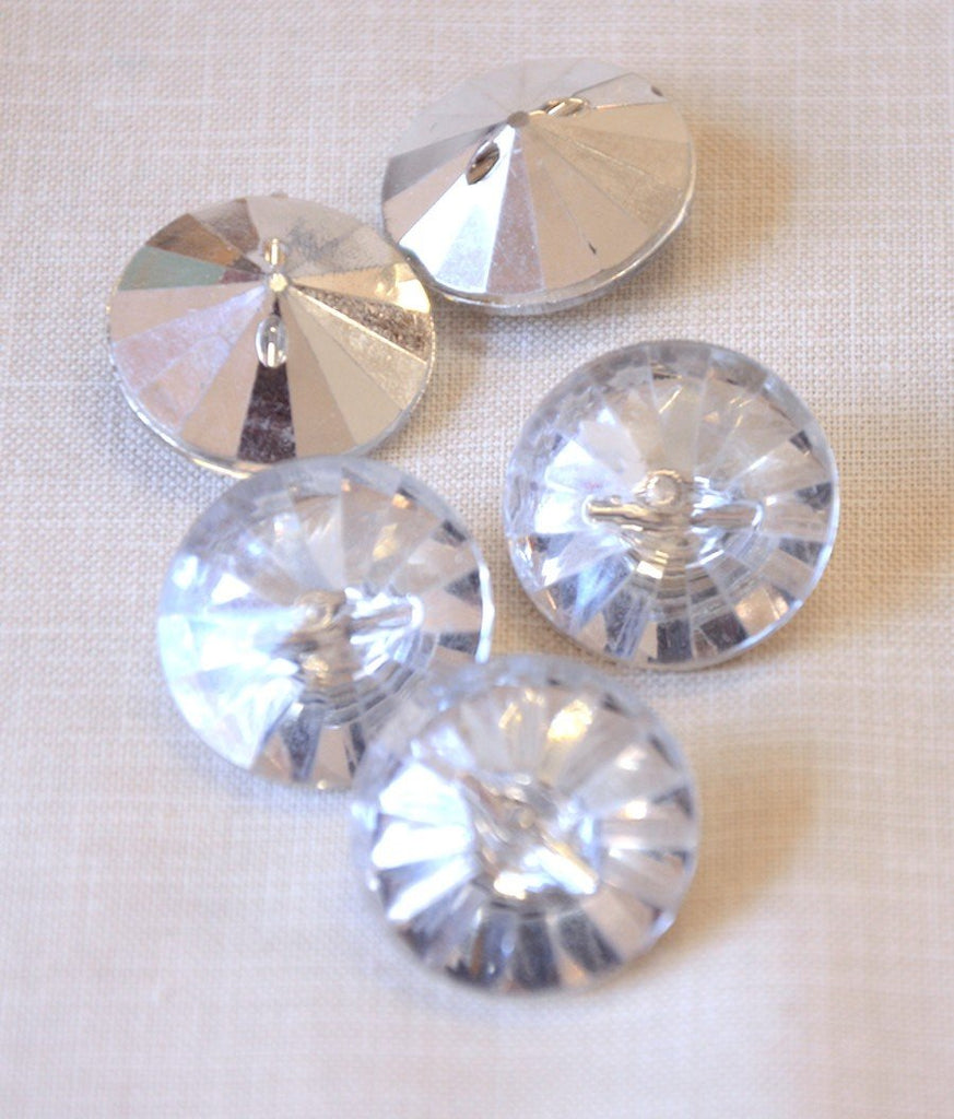 Mirrored Diamante Button - 22mm - The Eternal Maker - UK Fabric Shop