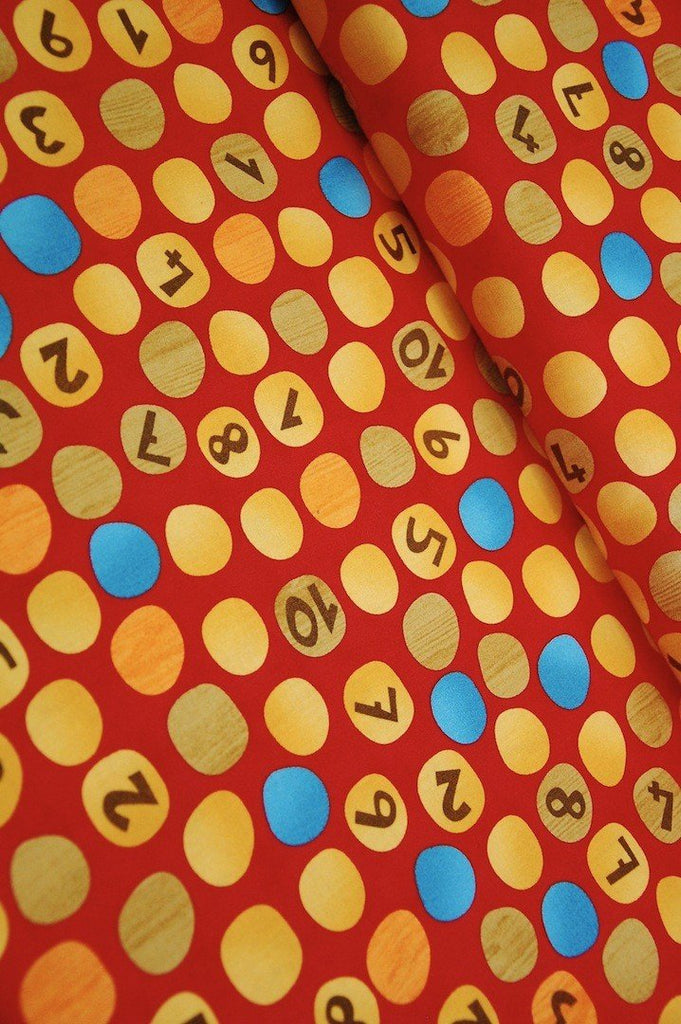 Moda Fabric Number Dots - Ten Little Things - Jenn Ski for Moda