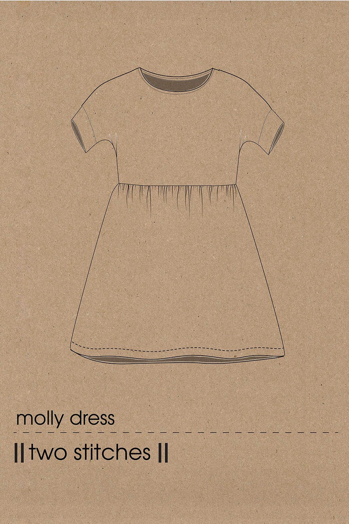 Molly Dress - Two Stitches Patterns - Paper or Digital Versions - The Eternal Maker - UK Fabric Shop