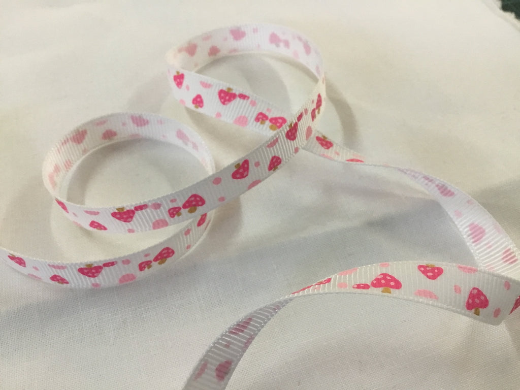 Mushroom Ribbon - 10mm wide - The Eternal Maker - UK Fabric Shop