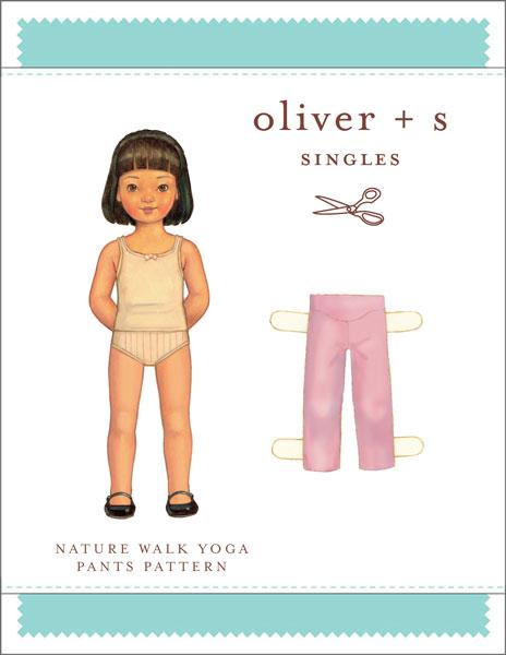Nature Walk Yoga Pants - Oliver + S - Digital Childrens Sewing Pattern - The Eternal Maker - UK Fabric Shop