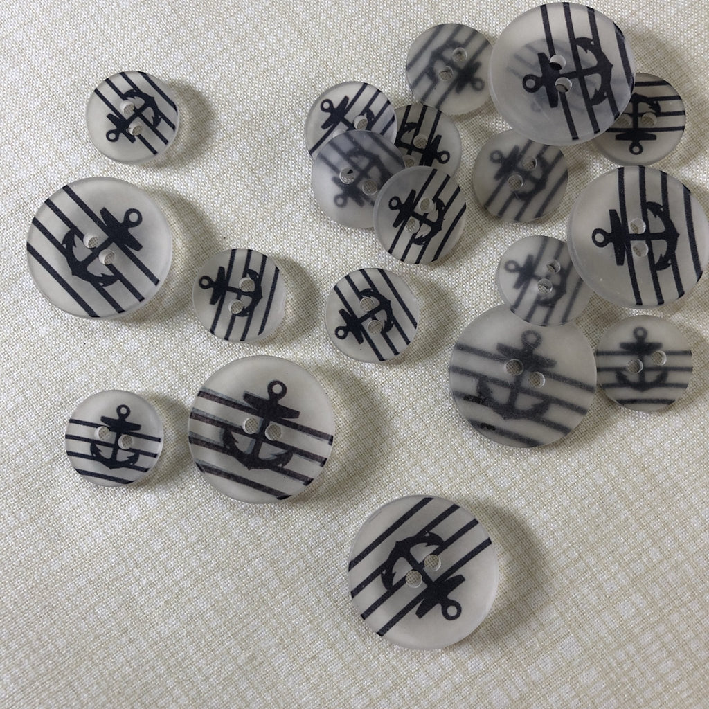 Nautical Button - 15mm + 23mm - The Eternal Maker - UK Fabric Shop