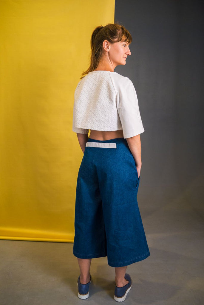 Nivis Crop Top - Wearologie - Digital Sewing Pattern - The Eternal Maker - UK Fabric Shop