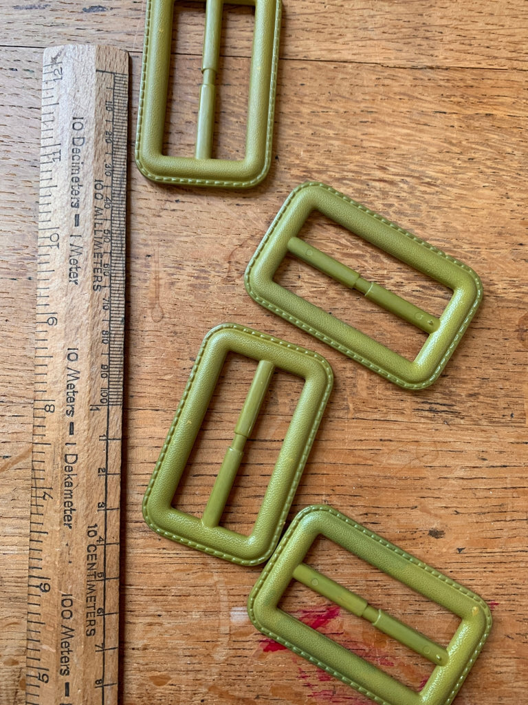Nylon Stitch Buckle - 50mm Olive - The Eternal Maker - UK Fabric Shop