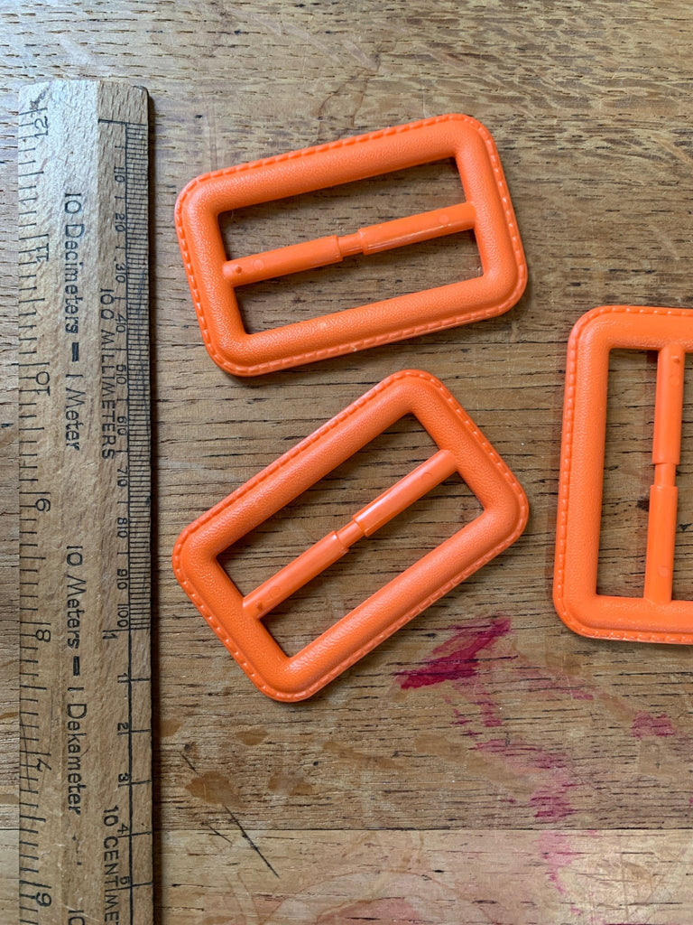 Nylon Stitch Buckle - 50mm Orange - The Eternal Maker - UK Fabric Shop