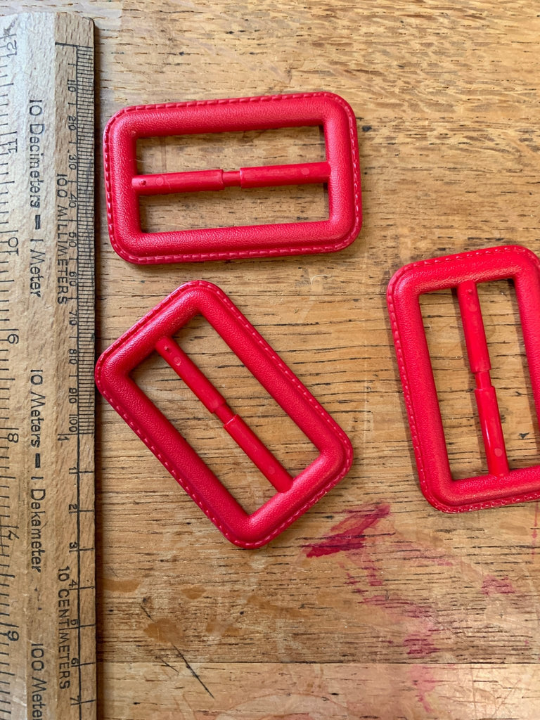 Nylon Stitch Buckle - 50mm Scarlet - The Eternal Maker - UK Fabric Shop